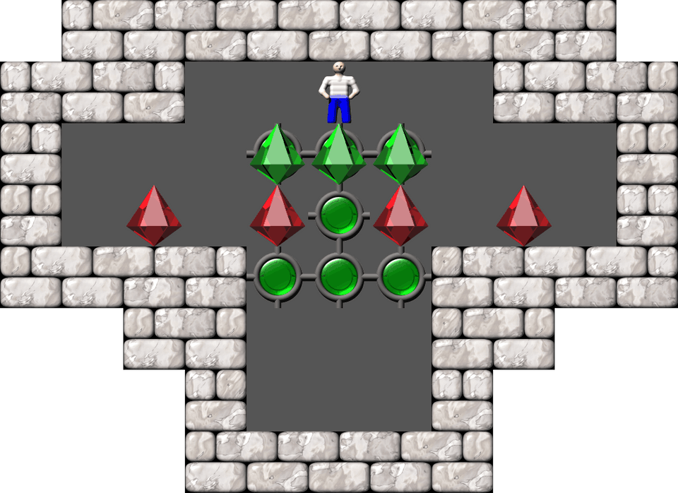 Sokoban Sasquatch XII level 19